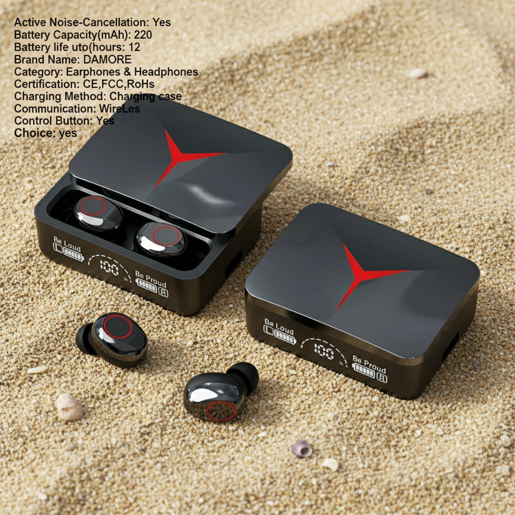 TWS M90 Wireless Headphone Bluetooth 5.3 Sport Earbuds