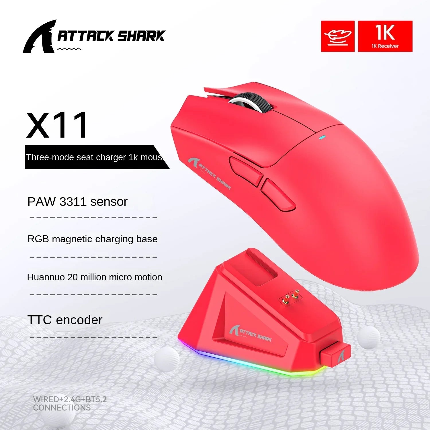 Attack Shark X11 Gaming Mouse